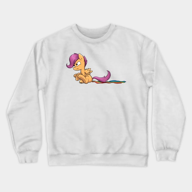 Poop Scoot Crewneck Sweatshirt by MidnightPremiere